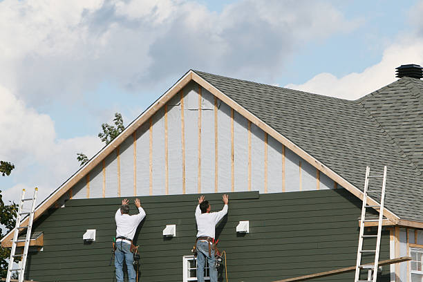 Professional Siding Installation technician working in Albion, NY